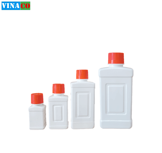 Chai Pet  50 - 100 - 250 - 500ml Vuông