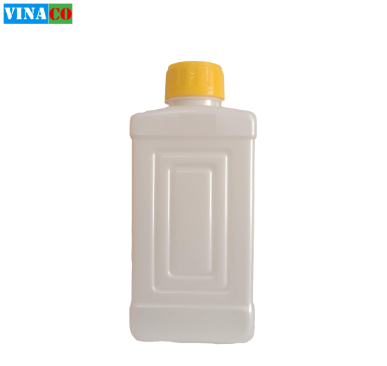 Chai Pet 1000ml vuông thông dụng  Ø43mm