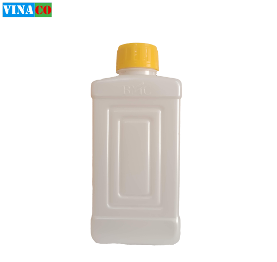 Chai Pet 1000ml vuông thông dụng  Ø43mm