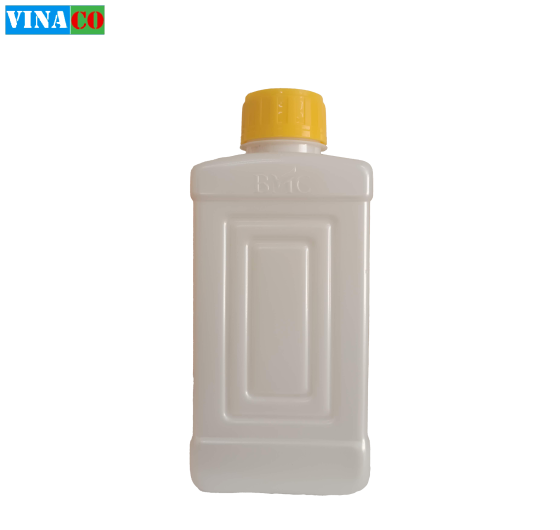 Chai Pet 1000ml vuông thông dụng  Ø43mm
