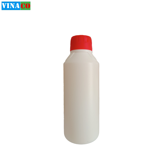 Chai HDPE  1000ml tròn 3 Cánh Ø48mm